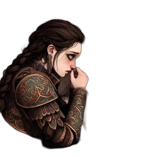 dragon, jewelry, face, dress transparent PNG cut-out