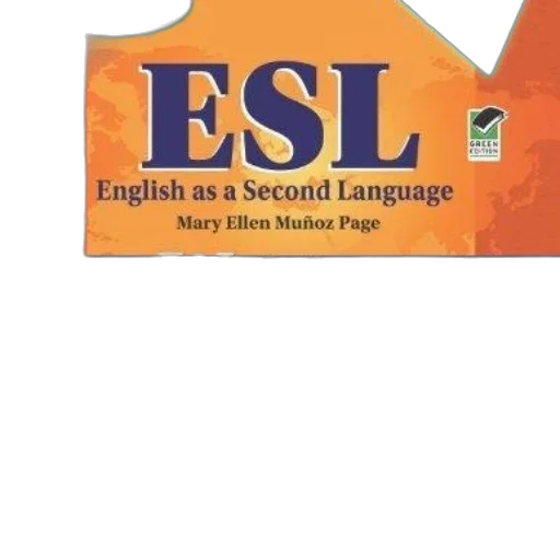 book, cover, titled, esl transparent PNG cut-out
