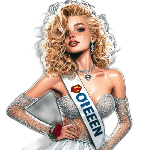 crown, jewelry, dress, cartoon transparent PNG cut-out