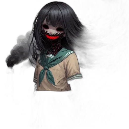 mask, creature, face, staff transparent PNG cut-out