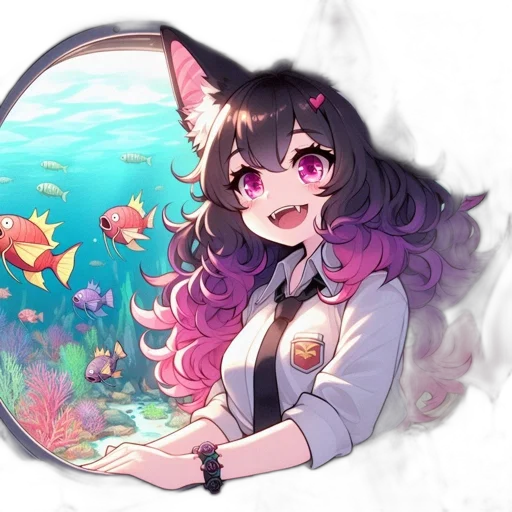 staff, creature, animal, anime transparent PNG cut-out