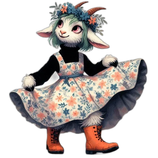 dress, creature, animal, mask transparent PNG cut-out
