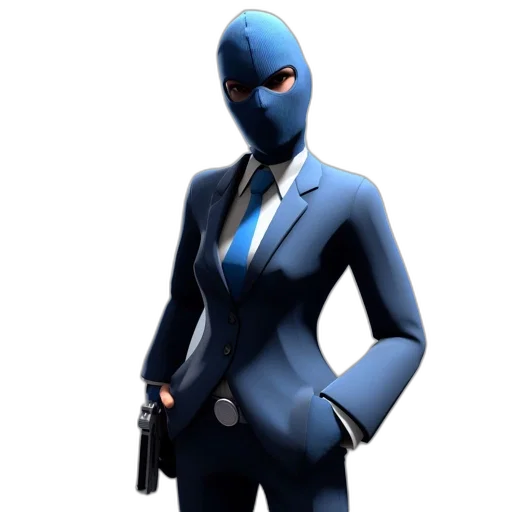 robot, staff, mask, dress transparent PNG cut-out