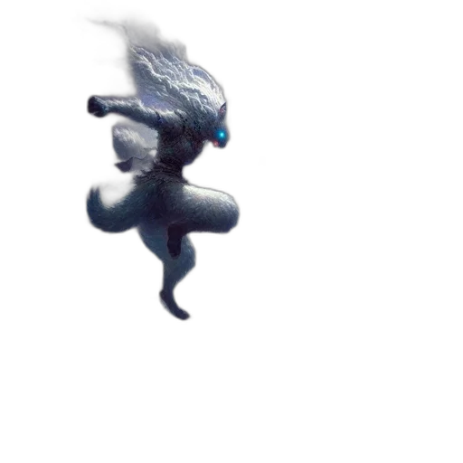 dragon, creature, robot, hair transparent PNG cut-out