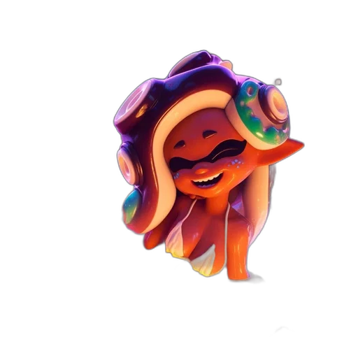 creature, mask, crown, weapon transparent PNG cut-out