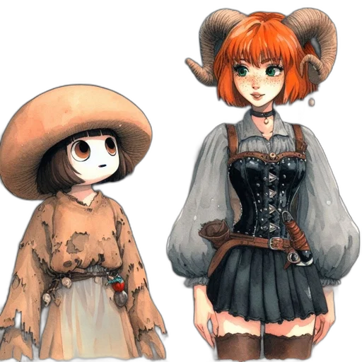 dress, mask, concept art, fantasy art transparent PNG cut-out
