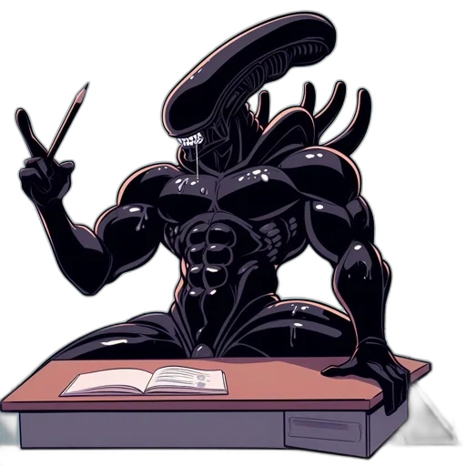 robot, creature, weapon, concept art transparent PNG cut-out