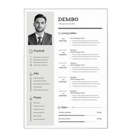 staff, cashier, resume, template transparent PNG cut-out