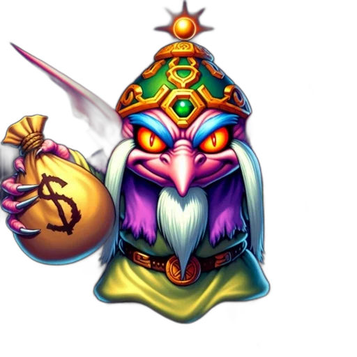 mask, crown, jewelry, staff transparent PNG cut-out