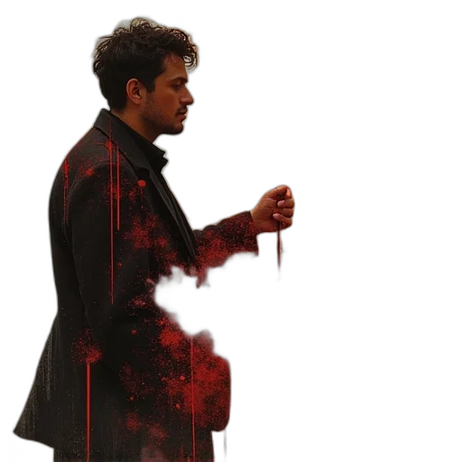 staff, jacket, sword, weapon transparent PNG cut-out