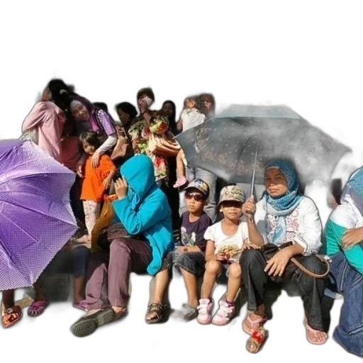 umbrella, animal, 3d render, concept art transparent PNG cut-out