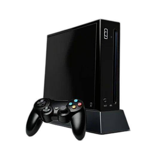 weapon, 3d render, black, nintendo transparent PNG cut-out