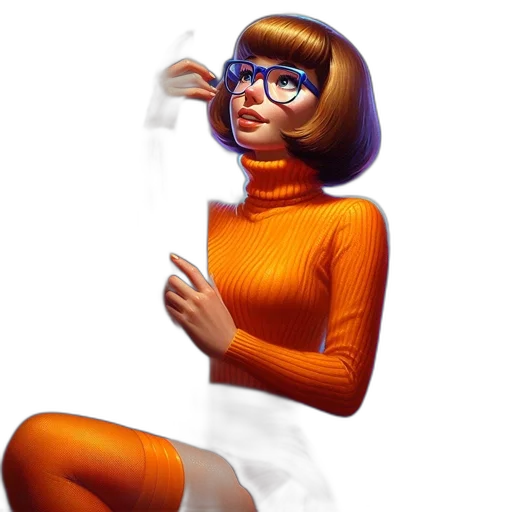 dress, robot, face, staff transparent PNG cut-out