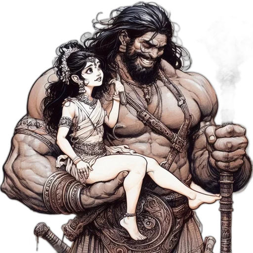 comic book art, fantasy art, concept art, pencil sketch transparent PNG cut-out