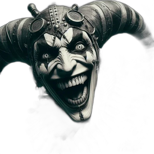 mask, face, staff, creature transparent PNG cut-out