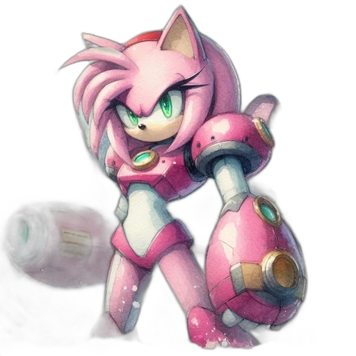 robot, weapon, staff, concept art transparent PNG cut-out