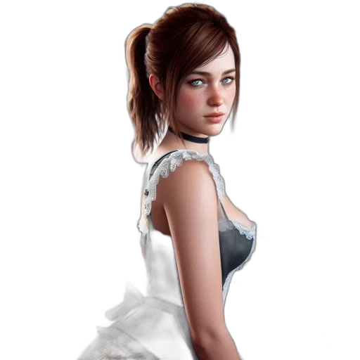 dress, photorealistic, concept art, fantasy art transparent PNG cut-out