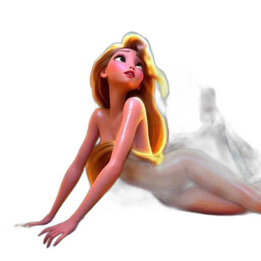 dress, concept art, 3d render, cartoon transparent PNG cut-out