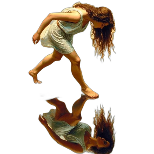 hair, creature, concept art, photorealistic transparent PNG cut-out
