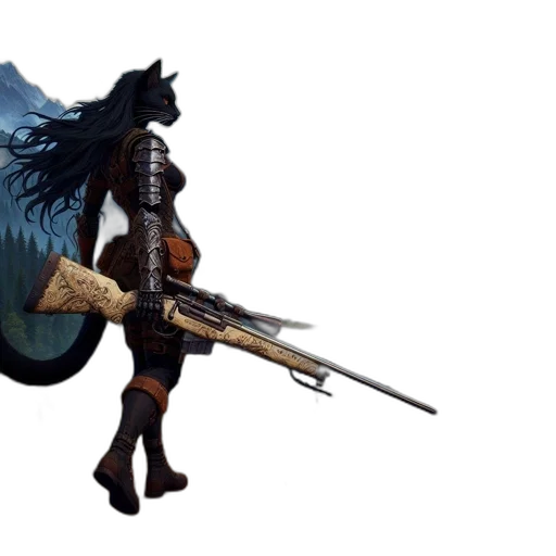 weapon, sword, staff, dragon transparent PNG cut-out