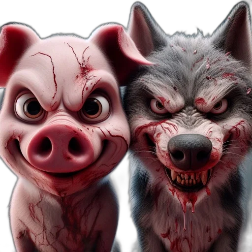 mask, animal, concept art, photorealistic transparent PNG cut-out