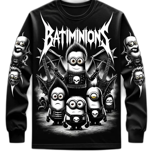black, long-sleeve, shirt, features transparent PNG cut-out