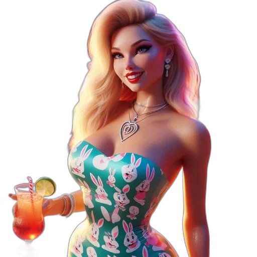 dress, fantasy art, concept art, 3d render transparent PNG cut-out