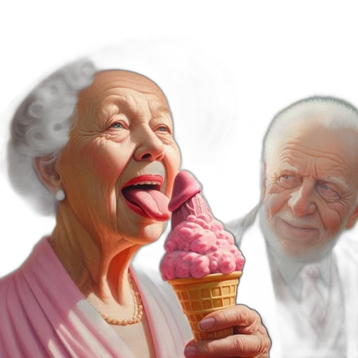 umbrella, food, face, staff transparent PNG cut-out