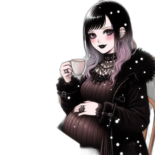 staff, dress, jewelry, concept art transparent PNG cut-out