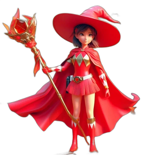 staff, 3d render, concept art, fantasy art transparent PNG cut-out