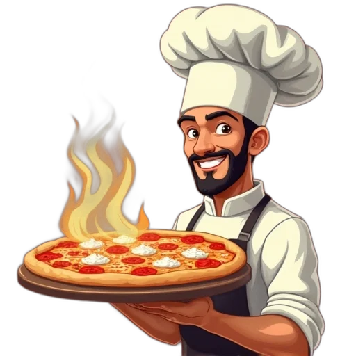 food, staff, face, pixel art transparent PNG cut-out