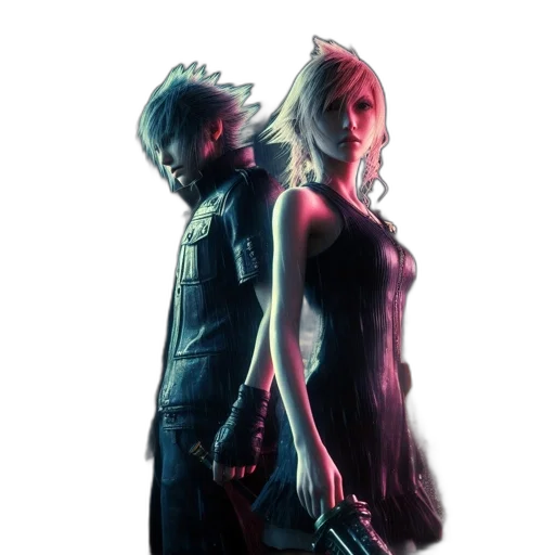 concept art, cyberpunk, 3d render, comic book art transparent PNG cut-out