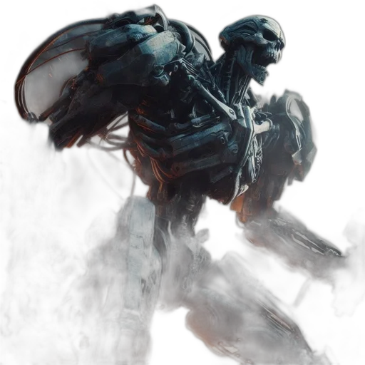 robot, creature, dragon, concept art transparent PNG cut-out