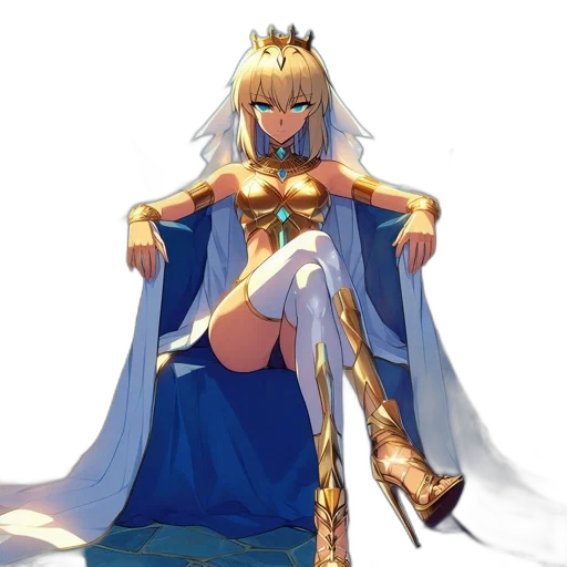 crown, sword, dress, dragon transparent PNG cut-out
