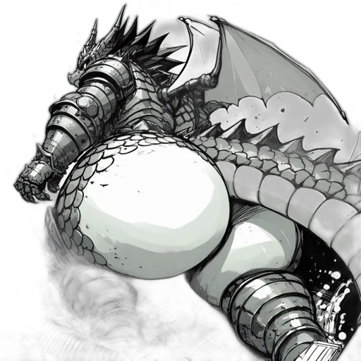 dragon, weapon, sword, staff transparent PNG cut-out