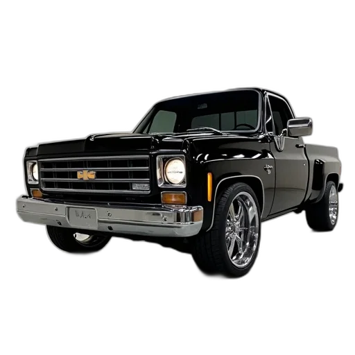 car, photorealistic, 3d render, black transparent PNG cut-out