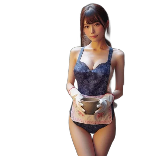 robot, dress, mask, photorealistic transparent PNG cut-out