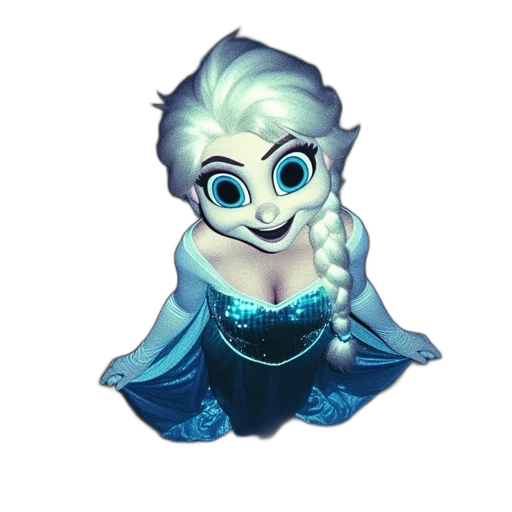 face, crown, staff, dress transparent PNG cut-out