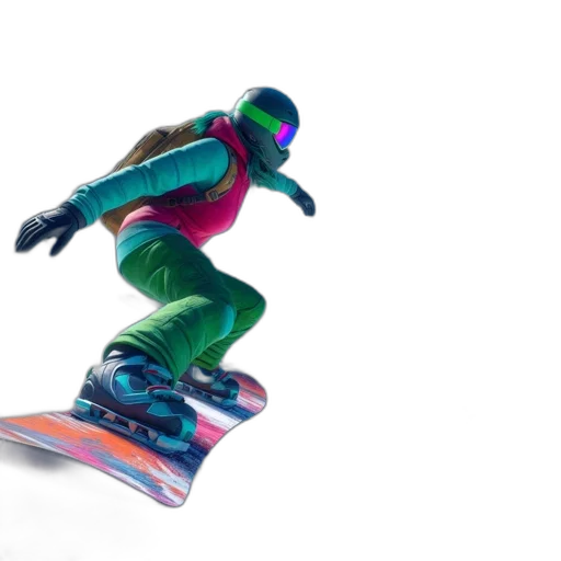 robot, 3d render, vaporwave, concept art transparent PNG cut-out
