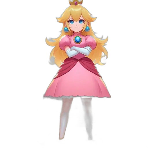 dress, crown, staff, weapon transparent PNG cut-out