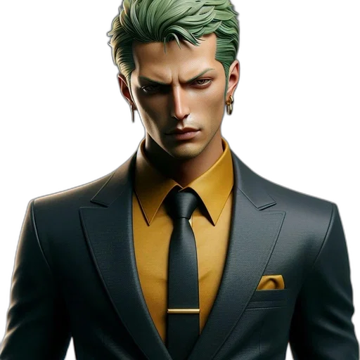 jacket, face, staff, concept art transparent PNG cut-out