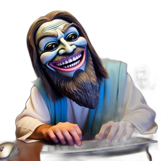 mask, creature, face, staff transparent PNG cut-out