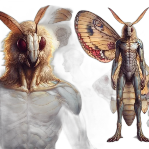 creature, concept art, fantasy art, 3d render transparent PNG cut-out