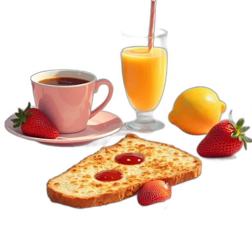 food, weapon, photorealistic, 3d render transparent PNG cut-out