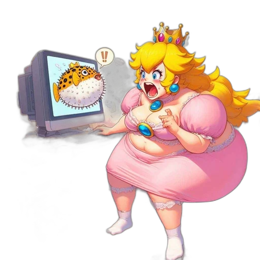 food, crown, dress, pixel art transparent PNG cut-out