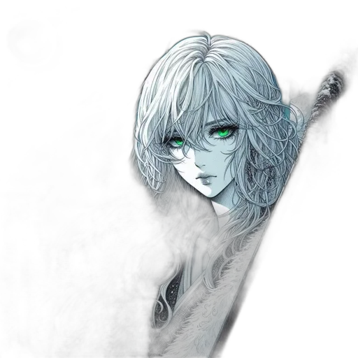 mask, face, hair, staff transparent PNG cut-out
