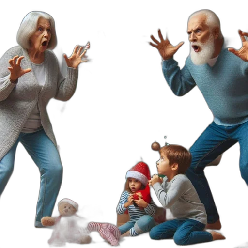 3d render, concept art, snow, fire transparent PNG cut-out