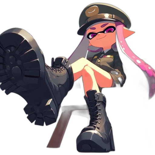 weapon, staff, hat, shoes transparent PNG cut-out