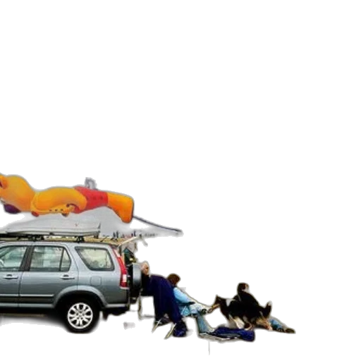 car, umbrella, concept art, group transparent PNG cut-out