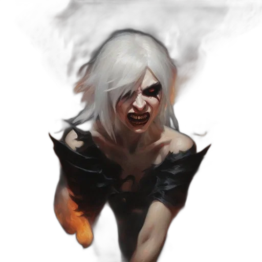 face, mask, staff, creature transparent PNG cut-out